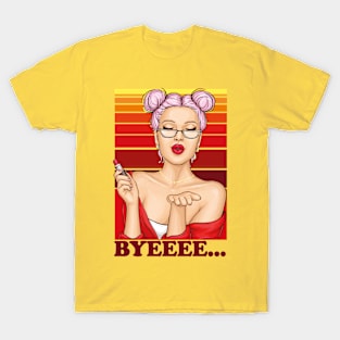 Pop Art- Byee... Bailey Sarian Inspired Pop Culture Art T-Shirt